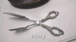 Serveur de gâteaux pâtisserie italien Ambassadeur. Poignée en argent sterling 925 vintage