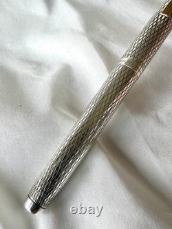 Stylo plume en argent sterling SHEAFFER Imperial vintage avec plume incrustée en or 14K USA