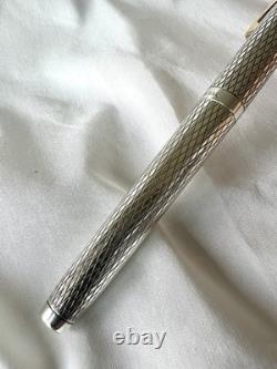 Stylo plume en argent sterling SHEAFFER Imperial vintage avec plume incrustée en or 14K USA