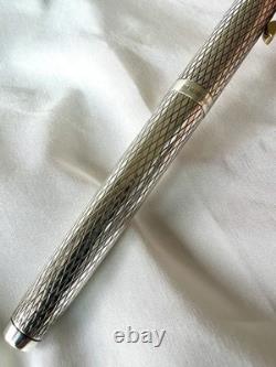 Stylo plume en argent sterling SHEAFFER Imperial vintage avec plume incrustée en or 14K USA