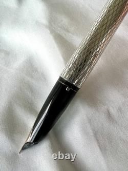 Stylo plume en argent sterling SHEAFFER Imperial vintage avec plume incrustée en or 14K USA