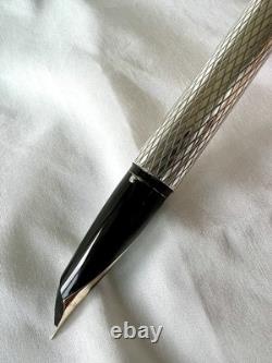 Stylo plume en argent sterling SHEAFFER Imperial vintage avec plume incrustée en or 14K USA