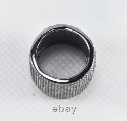 Superbe Bague Eternity en Diamants Pavé en Argent 925 pour Femmes