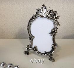 Superbe cadre photo vintage en argent sterling 925 76gr. Collectionneur ukrainien ancien.