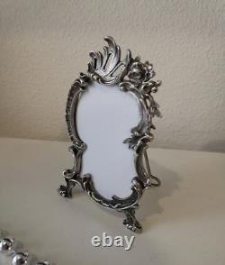 Superbe cadre photo vintage en argent sterling 925 76gr. Collectionneur ukrainien ancien.