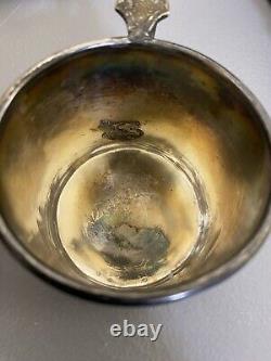 Tasse en argent sterling vintage - 1 cuillère et 2 fourchettes pesant environ 3,9 oz