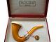 Tuyau Géant Calebasse Meerschaum Vintage Bauer Année En Argent Sterling 1980 Non Fumé