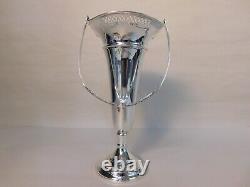 Vase De Fleur De Trompette En Argent Sterling Vintage Avec Poignée 14 Hgs Co Mint