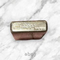 Vintage 97 Zippo Argent Sterling