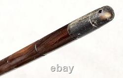 Vintage Antique Gadget Fughing Reid Sterling Silver Swagger Walking Stick Cane