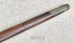 Vintage Antique Gadget Fughing Reid Sterling Silver Swagger Walking Stick Cane