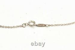 Vintage Domaine Tiffany & Co. Collier En Argent Sterling Dangle 16