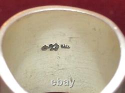 Vintage Estate Sterling Silver Native American Ring Band Stamped Sud-ouest