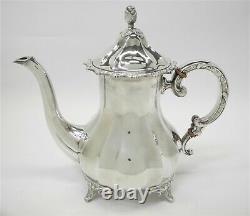 Vintage Ferner 4 Piece Sterling Silver Coffee & Tea Set 2300 Grammes