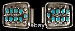 Vintage Native American Sterling Silver & Turquoise Bracelet De Montre Conseils