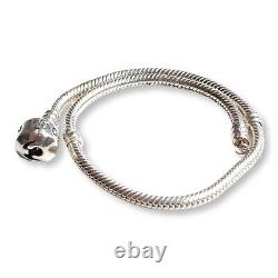 Vintage Pandora 925 Argent Sterling Trending Bracelet De Départ De Charme Collectible