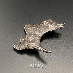 Vintage Terrier Chien Sterling Silver Pin Brooch
