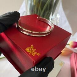 Vintage Tiffany & Co. 925 Argent Sterling 1837 Bracelet Réglable
