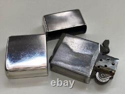 ZIPPO Briquet à essence vintage en argent sterling des années 1970-1980