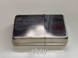 ZIPPO Briquet à essence vintage en argent sterling des années 1970-1980