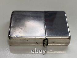 ZIPPO Briquet à essence vintage en argent sterling des années 1970-1980